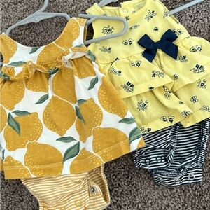 Carter’s baby girl sundresses - NB